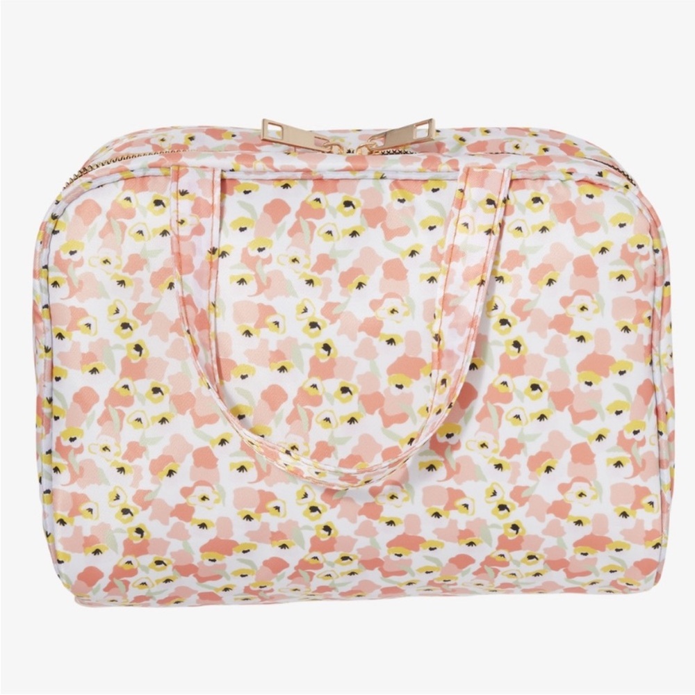 Floral Makeup/ Travel Case NWT
